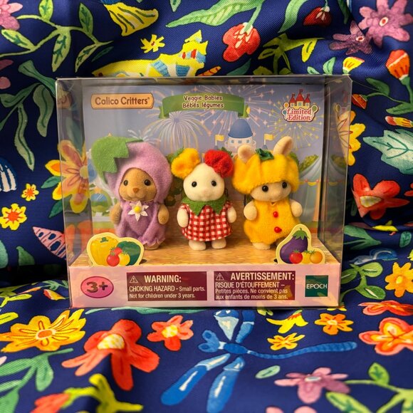 Calico Critters Veggie Babies 🍅🌽 Limited Edition - Picture 1 of 3